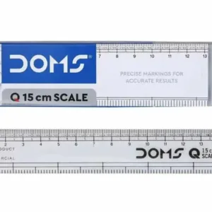 Doms 15cm Transparent Scale (Pack of 1)