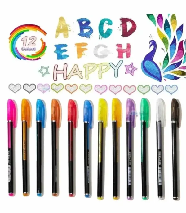 neon color pen shahdab communication behrote
