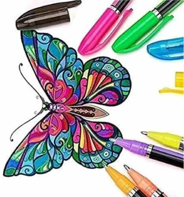 neon color pen shahdab communication behrote