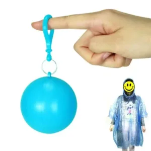Raincoat Ball. Disposable Emergency Ball Raincoat For Traveling and Outdoor Activities/For Men and Women