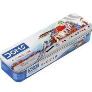 Doms 12 Shades Poster Colours | Rich & Vibrant Colors | Free Agigator & Brush Inside For Uniform Mixing