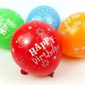 Happy Birthday Balloons. (Pack of 10)