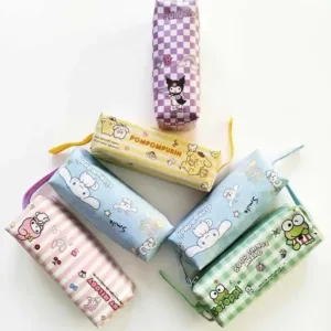 Pouch. Cute Pencil Pouch For Girls. Waterproof Kawaii Pencil Case For Kids with Zipper