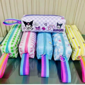 Pouch. Cute Pencil Pouch For Girls. Waterproof Kawaii Pencil Case For Kids with Zipper