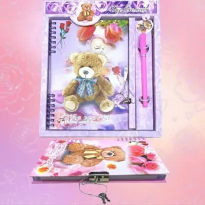 Beautiful Locked Diary Gift Pack