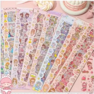 The Unique Collection Decorative Cartoon Theme Kawaii Stickers - Washi Stickers for Kids
